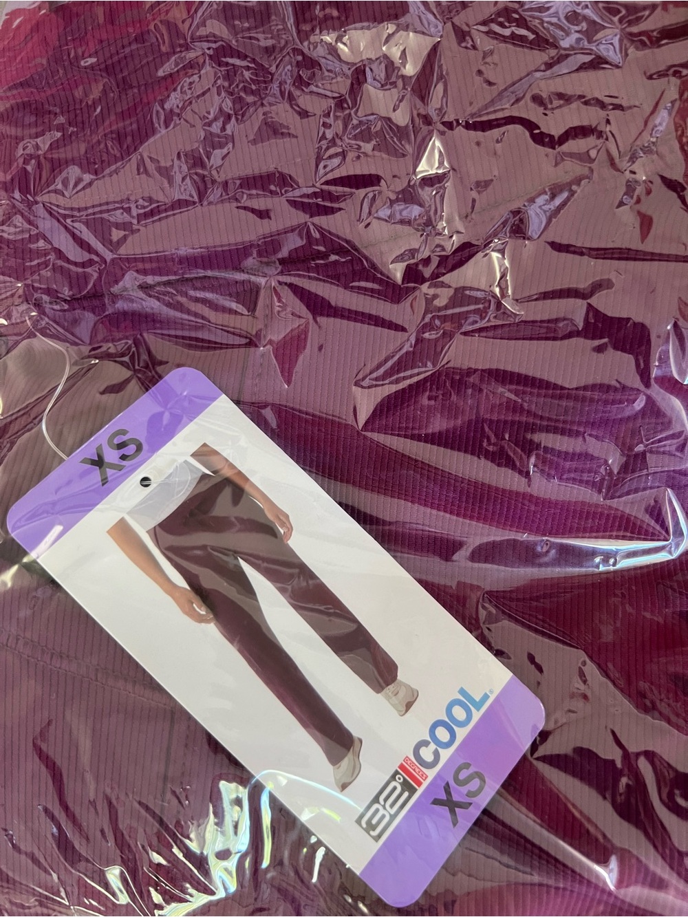 32 Degree Women's High-Waist Drawstring Pocket Pants - Plum #197